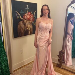 Sherri Hill Pink Prom Dress